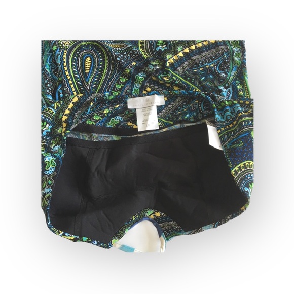 new Papillon Blanc 🝮 Shaped Boho Halter Corset Top 🝮 Floral Paisley Print 🝮 L - Picture 7 of 16